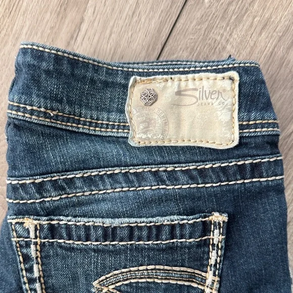 Silver Jeans Dark Blue Skinny Jeans - Picture 9 of 9